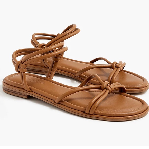 J. Crew Knotted ankle-strap sandals - Picture 2 of 4